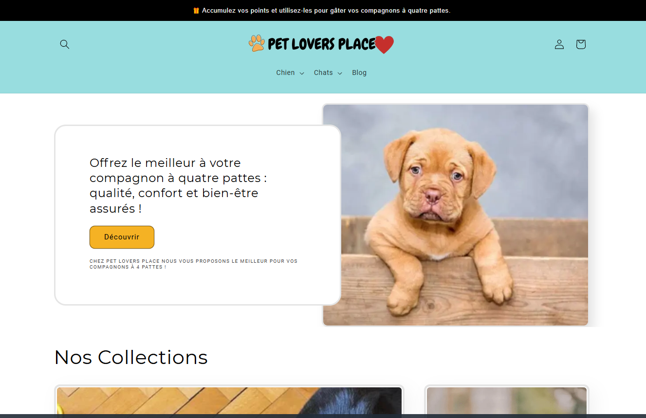 E-commerce animaux